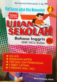 Image of Bahasa Inggris Kiat Ujian Sekolah SMP IX