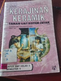 Image of Kerajinan Keramik Tanah Liat Sistem Cetak