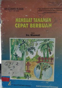 Image of MEMBUAT TANAMAN CEPAT BERBUAH