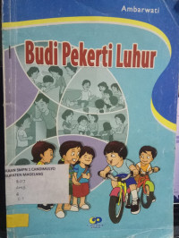 Image of BUDI PEKERTI LUHUR