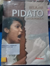 Image of BELAJAR PIDATO UNTUK PEMULA