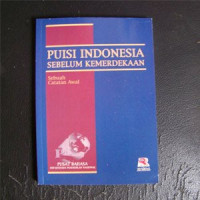 Image of PUISI INDONESIA SEBELUM KEMERDEKAAN