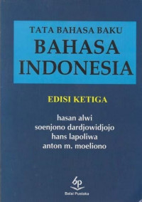 Image of Tata Bahasa Baku Bahasa Indonesia Edisi Ketiga